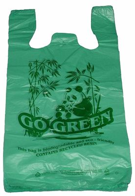 Sacs à provisions compostables d'anti corrosion, sacs à provisions en plastique biodégradables