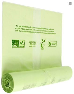 Sacs biodégradables en plastique biodégradables de dunette de chien de sacs à provisions de 100% petits