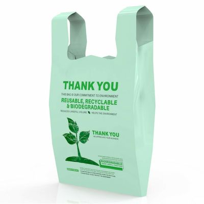 Sacs transparents de Carry Bags Tasteless Biodegradable Plastic de fécule de maïs