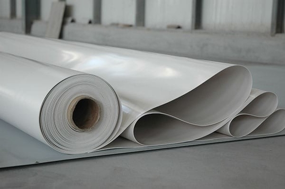 Membrane imperméable grise blanche de TPO pour la toiture