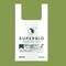 Plastique compostable compostable Carry Bags de PLA des sacs à provisions PBAT de 100%